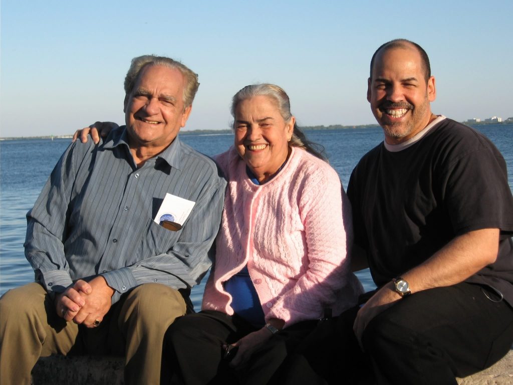 Manny Sarmiento for Doral Mayor with Nana and Tata (Mom & Dad)