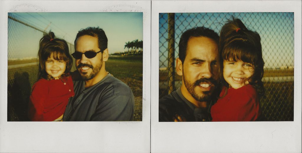 Manny Sarmiento for Doral with Katya Sarmiento many years ago!